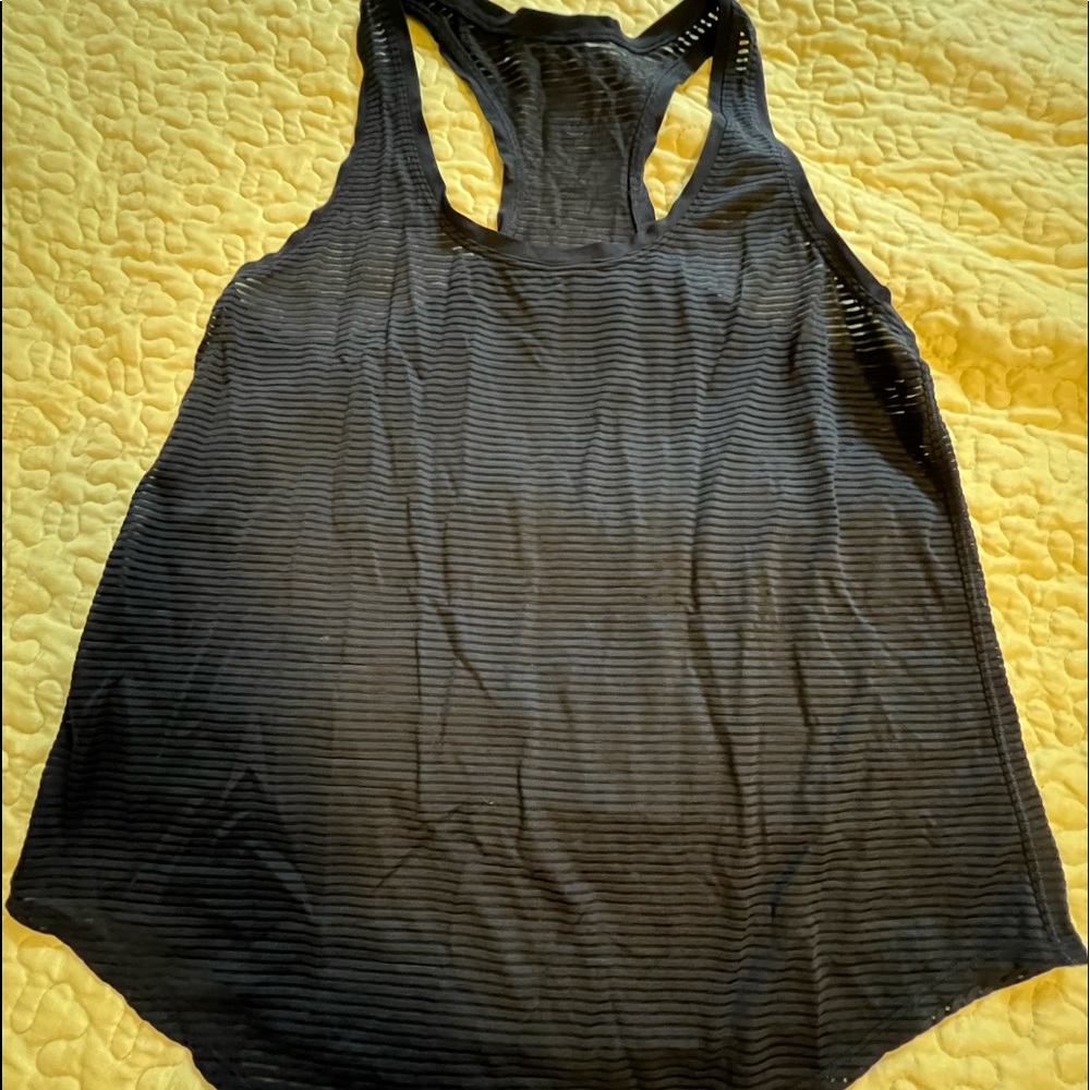 Lululemon All Love Tank Top Striped Mesh